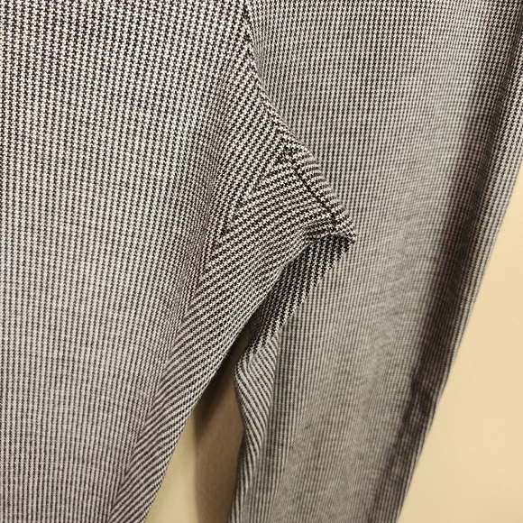 Ann Taylor Womens Side Zip Mini Houndstooth Ponte Knit Ankle Pants-Size 12 - Picture 4 of 8